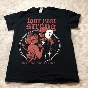 Four year strong concert T-shirt